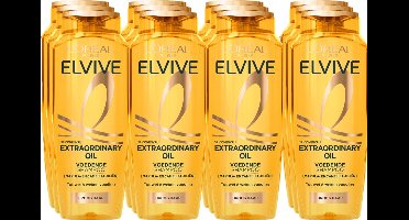 L’Oréal Paris Elvive Extraordinary Oil Shampoo - Voordeelverpakking 12 x 250 ml