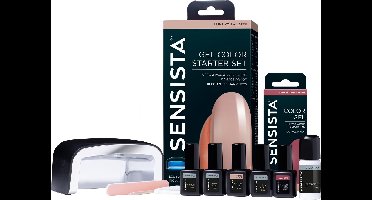 Sensista Cadeauset - I like You A Latte - Vintage Sweet Heart - Gellak Starterspakket - Gel nagellak - Nude - Oudroze - 7.5ML