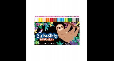 Colorino Kids Oliepastels 12 Kleuren - Wildkid School