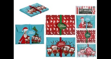 Kerst cadeau envelop , set van 3