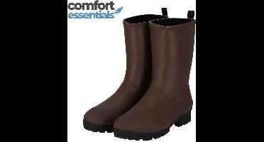 Comfort Essentials - Hoge Regenlaarzen Heren - Bruin - Maat 44 - Rubber Laarzen Heren - Outdoorlaarzen Heren - Waterdicht met Demping