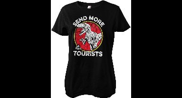 Jurassic Park - Send More Tourists Girly Tee dames-T-shirt zwart