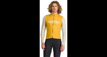 Sportful Supergiara Logo Thermal Trui Met Lange Mouwen Geel XL Man