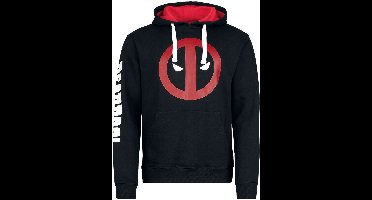 Deadpool Logo Heren Trui met capuchon - zwart - M