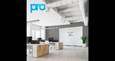 Rocada Whiteboardwand 200x300 cm (3 panelen) - PRO - Polyester coating