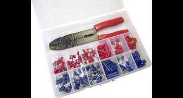 WKK 60349 Assortiment kabelschoenen 0.50 mm² - 2.50 mm² Rood, Blauw 1 set(s)