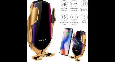 R9 Smart Sensor - Draadloze Auto Oplader | Wireless Charger | Telefoonhouder met Auto Oplader | Universeel