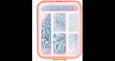 Handy - Bouten, Sluitringen, Moeren M6 & M8 Set - Assortiment - 90 Stuks