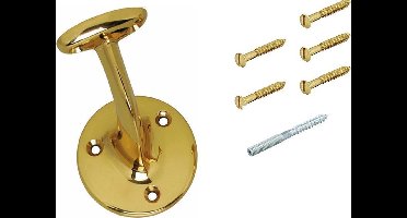 Starx Leuninghouder –  Opschroevend -  Hol zadel -  Messing - 44.651.82