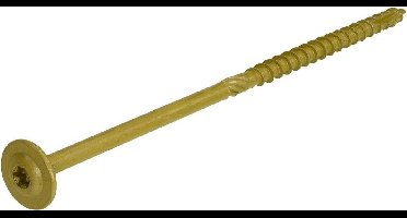 Dynaplus - Torx 40 Tellerkop schroeven - 8 x 80mm - AR-Coating - Deeldraad (50 stuks)