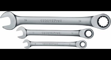 Gedore RED 3300850 R07105012 Ring-steeksleutelset 12-delig Sleutelbreedte (metrisch) 07 - 29 mm