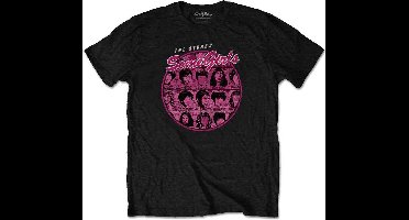 The Rolling Stones - Some Girls Circle Version 1 Heren T-shirt - L - Zwart