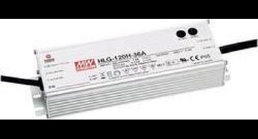 MEAN WELL HLG-120H-12A LED-driver, LED-transformator Constante spanning, Constante stroomsterkte 120 W 10 A 12 V/DC PFC