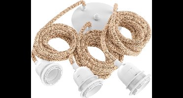 Lampfitting voor Plafond - Naturel Wit - 3 Fittings
