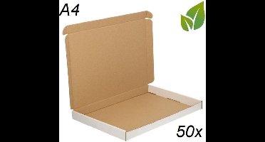 Power Escorts - Gerecycled - 50 stuks Brievenbusdoos 299 x 213 x 28 mm (A4)