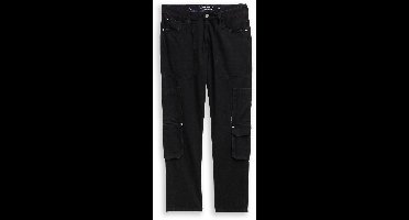 Tom Tailor Denim - TTWAYLEN RELAXED cargo jeans - Maat 28/32 - dark stone black black denim