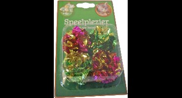 Boon Crinkelbal Blisterpack Kattenspeelgoed - 4 st.