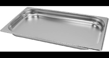 Mega-M Professionele GN 1/1 Bak - 53x32,5 cm - Hoogte 40 mm - RVS - Gastronorm Container - Roestvrij Staal - Voor Oven, Koeling en Buffet