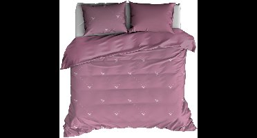 De Witte Lietaer Dekbedovertrek Katoen Flanel Piper - Hotelmaat - 260 x 240 cm - Roze