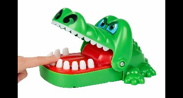 Eddy Toys Krokodillen Bijtspel – Crocodile Game Reactiespel voor Kinderen en Familie – Druk Tanden Spel met Verrassingsbeet – Compact Interactief Spel