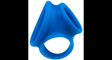 LoveToy - Pinnacle Pro - Trio Grip Enhancer Cockring - Blauw