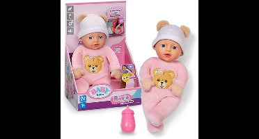 BABY born Interactieve Rosie (30 cm) - zachte babypop, 6 geluidseffecten, fles en speen - vanaf 1 jaar