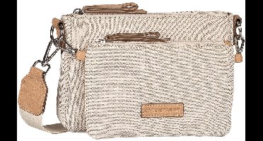 TOM TAILOR schoudertas Jamila Crossbody Bag Mixed Cream White crème