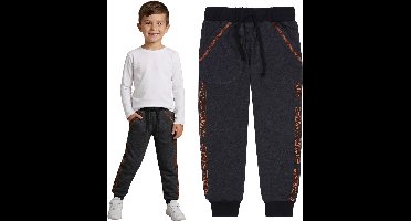 STAR WARS Disney Comfortabele grafietkleurige joggingbroek voor jongens, sportbroek met ribboord 116