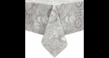 Protecttable - Tafelzeil Romantisch Bruin 140x250cm - Tafelkleed Afwasbaar - Kunststof