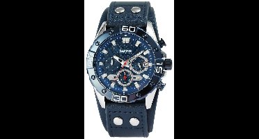Raptor Limited Herenhorloge Echtleder Lilio, datumweergave