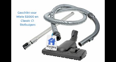 Kleanburg® Geschikt voor Miele S2000 en Classic C1 - Stofzuiger Onderdelen Set bestaande uit een telescoopbuis, stofzuigerslang en combizuigmond