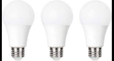 3 Pack - E27 Day/Night Auto Sensor LED Lamp, 5000K, 8W, 806 Lumen, non dimmable