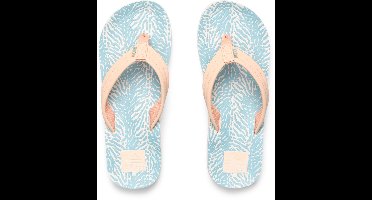 REEF KIDS AHI Meisjes Slippers - peach - Blauw animal - Maat 36