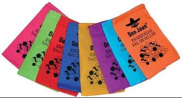 Don Juan Knikkerzak ass fluor kleuren (1 stuk) assorti