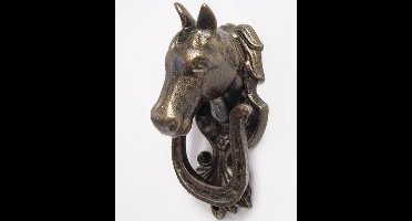 MadDeco - gietijzeren deurklopper paardenhoofd - gietijzer - paard