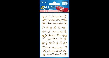 Avery Zweckform 52391 Folie Goud 44stuk(s) sticker