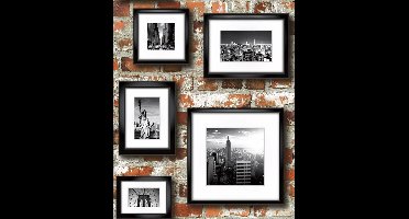 Dutch Wallcoverings papierbehang baksteen/lijstjes NY