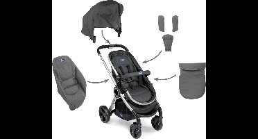 Chicco Urban kinderwagenbekleding set Antraciet