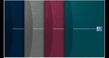 Notitieboek oxford essentials a5 96vel lijn ass | 5 stuks