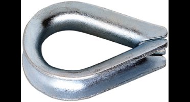 Kous 4–5 mm – per 1 stuks – staalkabelbeschermer verzinkt