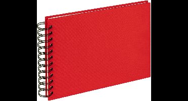 Walther SA-509-R Cloth - Spiraal album - Formaat 23 x 17 cm - Rood