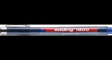 Edding 1800 Precisie fineliner - 0.25mm - Blauw