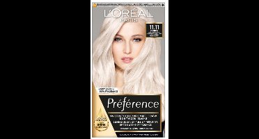L'Oreal - Les Blondissimes Preference Hair Dye 11.11 Very Bright Cool Crystal Blonde