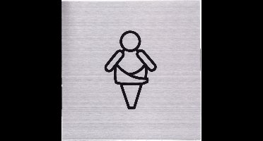 CC10010011 pictogram: 'Baby Verschoningsruimte' vierkant 125x125