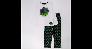 Jurassic World Dino Pyjama - Wit multi. Maat 128 cm / 8 jaar
