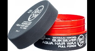Red One Quicksilver Aqua Hair Wax 150ml - Voordeelverpakking 12 stuks
