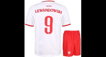 Lewandowski Polen Voetbaltenue - Voetbal Tenue Kinderen - Shirt en Broekje - Jongens en Meisjes - Volwassenen - Heren en Dames - Maat 140
