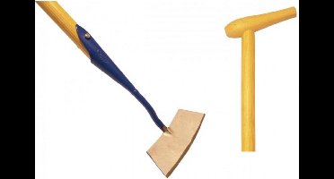 De Wit Gesmede rechte schoffel 20 cm met essenhouten steel 170 cm