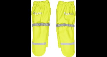 Playshoes - Regenwanten met fleece voering voor kinderen - Neon Geel - maat 1 (15-16cm) 1-2 years