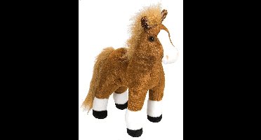 Wild Republic pluche knuffel paardje - bruin - 30 cm - Paarden speelgoed dieren